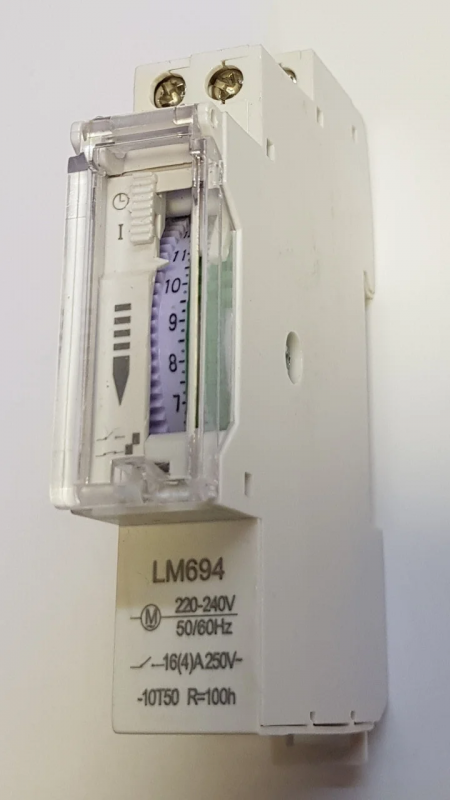 Таймер реле механічний на DIN-рейку Lemanso LM694