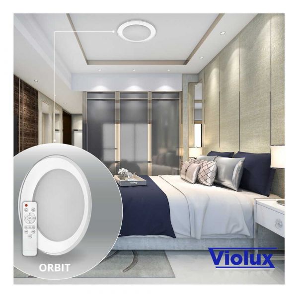 Світильник з пультом Smart LED Violux Orbit 60W 3000-6000K Коло 500мм