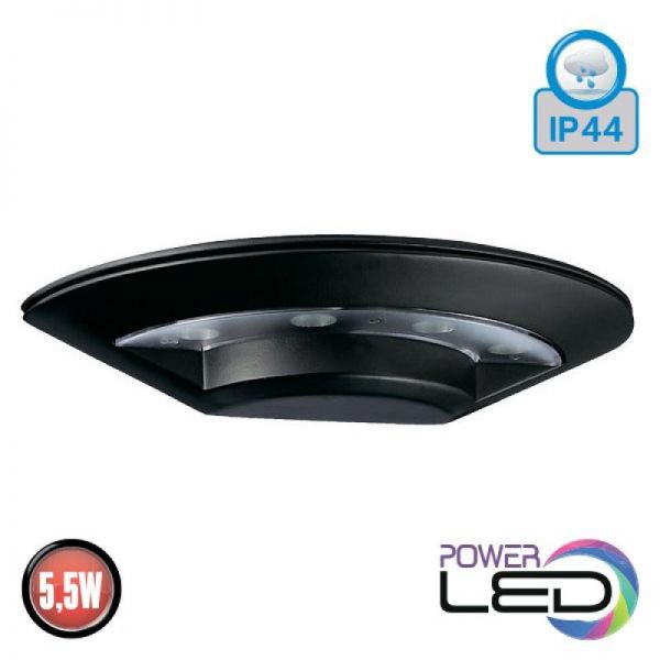 Світильник фасадний 5,5W 4100K чорний Horoz ARDIC