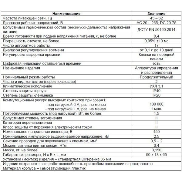 Реле часу Новатек РЕВ-114Н