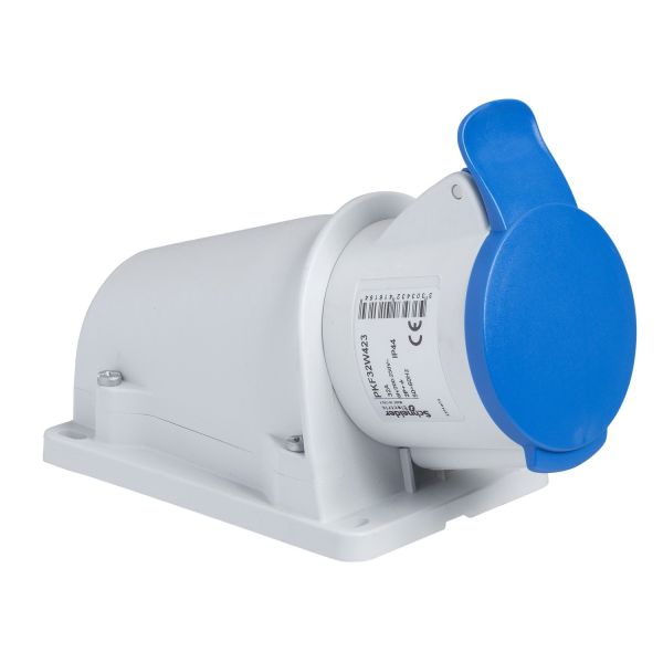 Розетка настенная винтовая Schneider Electric 16А 2P+E IP44 250В PKF16W423