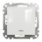 Одноклавішний вимикач з LED підсвіткою Білий Sedna Design Schneider Electric SDD111101L