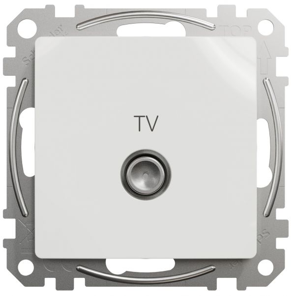 Кінцева TV розетка 4 дБ Білий Sedna Design Schneider Electric SDD111471