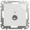 Кінцева TV розетка 4 дБ Білий Sedna Design Schneider Electric SDD111471