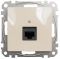 Розетка RJ45 категорія 5 UTP Бежевий Sedna Design Schneider Electric SDD112451