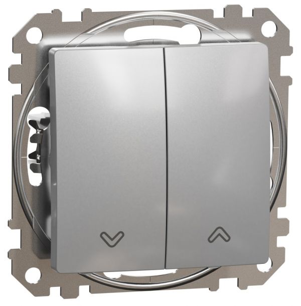 Вимикач для жалюзі Алюміній Sedna Design Schneider Electric SDD113104