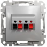 Аудіорозетка Алюміній Sedna Design Schneider Electric SDD113411
