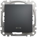 Перехресний/проміжний вимикач з підсвіткою,Чорний, Sedna Design&Elements Schneider Electric SDD114107L
