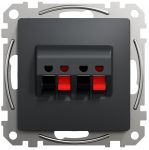 Аудіорозетка Чорний Sedna Design Schneider Electric SDD114411
