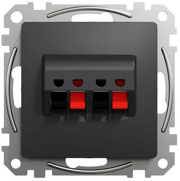 Аудіорозетка Чорний Sedna Design Schneider Electric SDD114411
