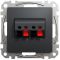 Аудіорозетка Чорний Sedna Design Schneider Electric SDD114411