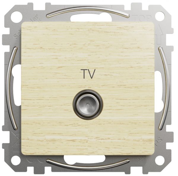 TV-розетка Sedna Design & Elements Береза - імітація дерева Schneider Electric SDD180471