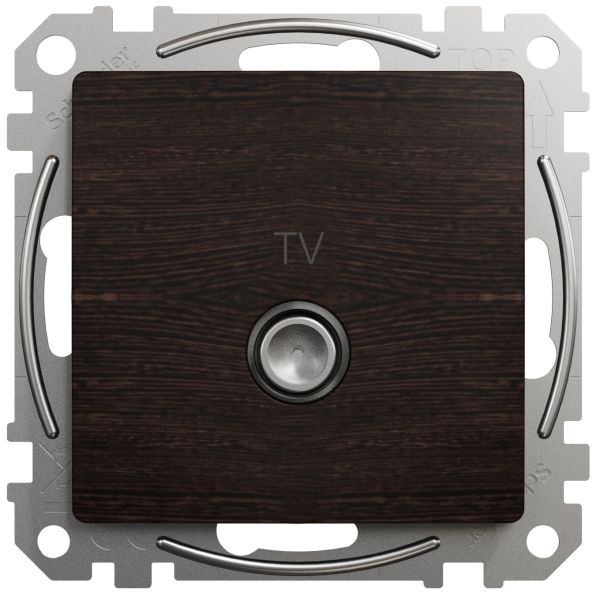 TV-розетка Sedna Design & Elements Венге - імітація дерева Schneider Electric SDD181471