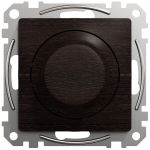 Універсальний LED cвітлорегулятор поворотний Sedna Design & Elements Венге-ефект дерева Schneider Electric SDD181502