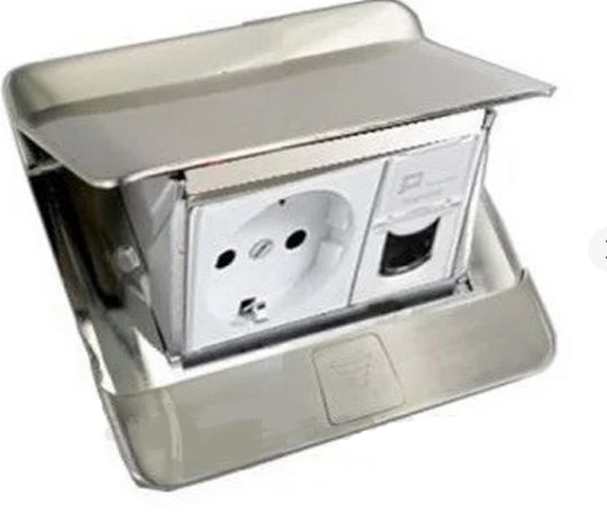 Висувний люк Legrand 3 модуля латунь
