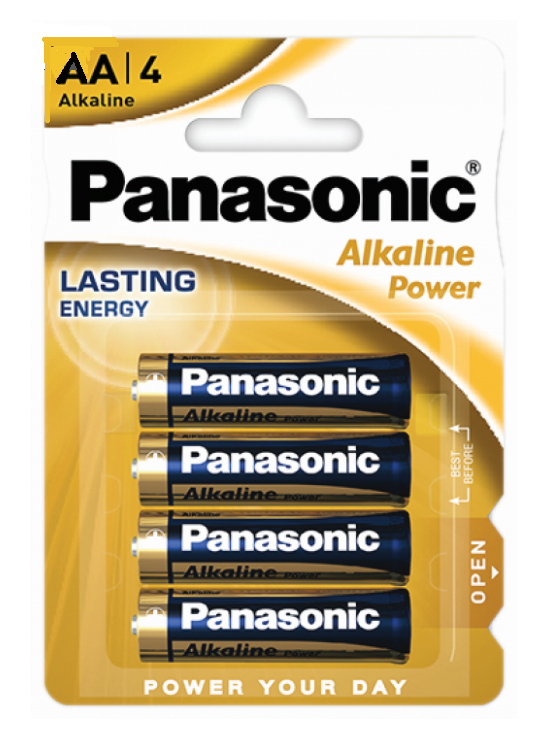 Батарейка AAA LR03 Panasonic щелочная Alkaline Power d10,5мм х высота 44,5мм блистер 4 штуки