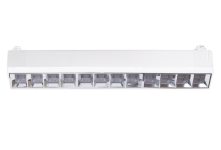 Светильник трековый светодиодный Velmax V-TRL-LA поворотный линза 30W 2400Lm 6500K 220V белый