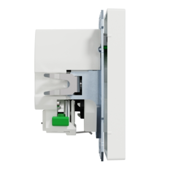 Розетка с заземлением USB A+C 3A Merten D-Life MTN2367-6035 Белый лотос