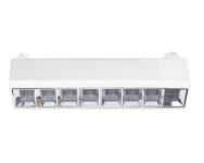 Светильник трековый светодиодный Velmax V-TRL-LA поворотный линза 20W 1600Lm 6500K 220V белый