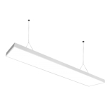 Світильник підвісний на тросах Velmax V-LОL led лінійний з кріпленням 24W 4100K 1600Lm 1175х70х40мм білий