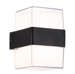 Світильник настінний фасадний led Velmax V-CTL-WL-004х2 10W 3000К 600Lm IP54 чорний