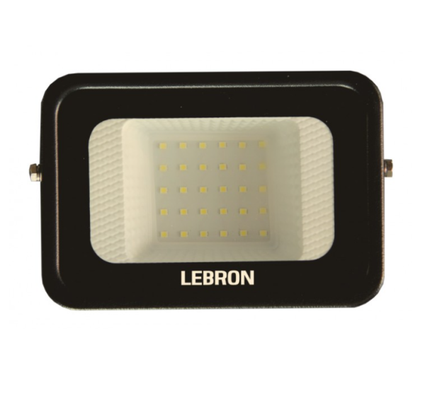 Прожектор Lebron L-LF led 30W 6500K 2400Lm 160x112x33мм 220V IP65 черный