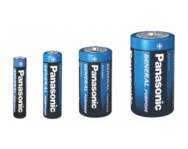 Батарейка АА Panasonic солевая R6 General Purpose R6BER/4P d13,9мм х высота 50,25мм 4 шт