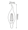 Светодиодная лампа FILAMENT FLAME-4 4W Е14 4200К