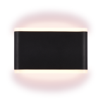 Світильник настінний фасадний led Velmax V-CTL-WL-010 12W 3000К 400Lm IP54 чорний