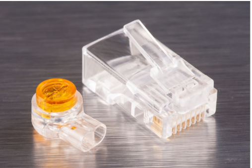 Конектор RJ45 cat.5е 8P8C UTP наскрізні отвори