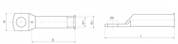 Наконечник медный GC 35/8