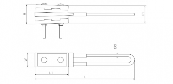 Затискач анкерний UZA2 (4×70-120мм2)