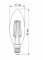 Світлодіодна LED лампа MAXUS C37 FM-C свічка (філам) 4W 3000K 220V E14 (1-LED-537-01)
