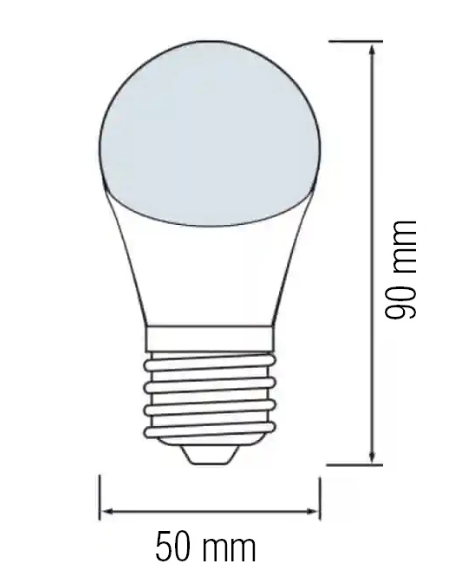 Светодиодная лампа 3Вт Е27 6400K Horoz Spectra White