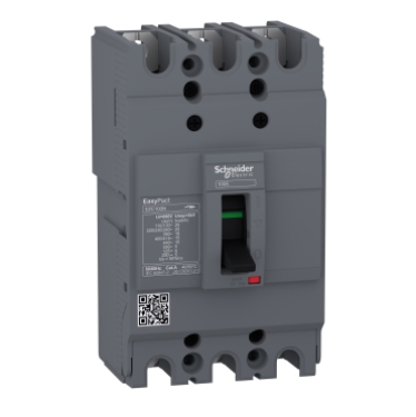 Автоматичний вимикач EZC100 18 кА/380 В 3П/3T 80 A EasyPact Schneider Electric EZC100N3080
