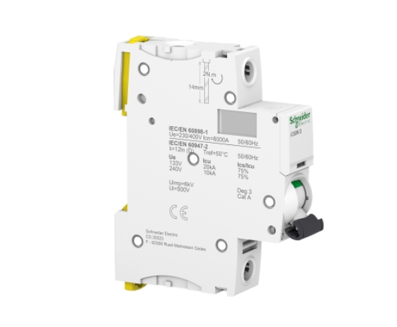 Автоматичний вимикач 1P 25A D 6kA Schneider Electric Acti 9 iC60N A9F75125