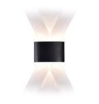 Світильник настінний фасадний led Velmax V-CTL-WL-005х4 4W 3000К 240Lm IP54 чорний