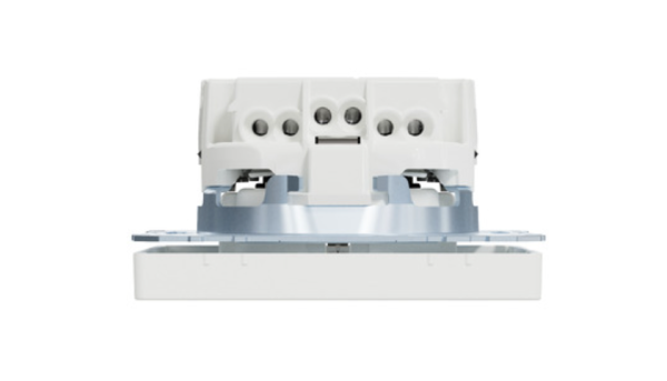 Розетка с заземлением со шторками QuickFlex SCHUKO Merten D-Life MTN2300-6036 Нержавеющая сталь