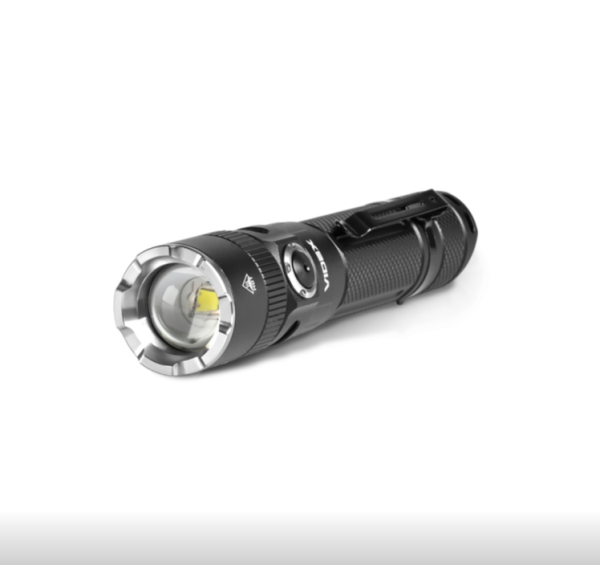 Фонарик портативный Led Videx аккумулятор сменный Li-ion 21700 4000mAh 1500Lm 5000K 230m черный