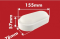 Світильник ЖКХ LED 8W овал 4500K 220V Vestum