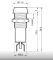 Светодиодный индикатор металлический AD22C-10 24v AС/DС, зеленый