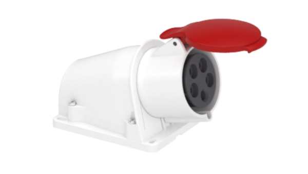 Розетка Schneider Electric 125 стаціонарна 3Р+PЕ+N 32А 380В IP44 C3 PKF32W435