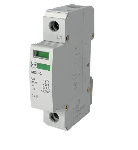 Обмежувач перенапруги MOP1-C 20кА/40кА/275В Промфактор