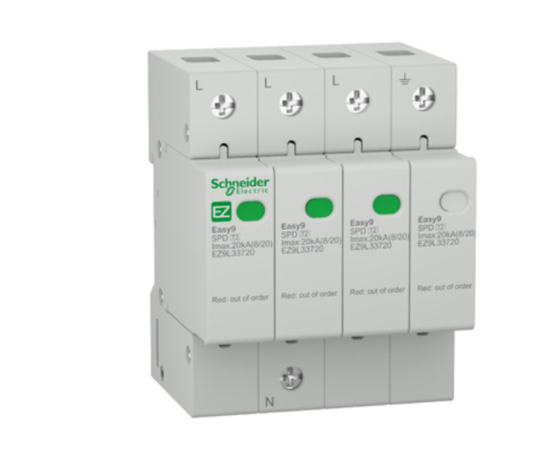 Пристрій захисту від імпульсних перенапруг ПЗІП 4P 20kA 1,3kV Easy9 Schneider Electric EZ9L33720
