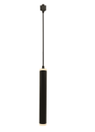 Светильник светодиодный трековый Velmax подвесной V-P-TRL 12W 4100K 960Lm d40х300 220V черный