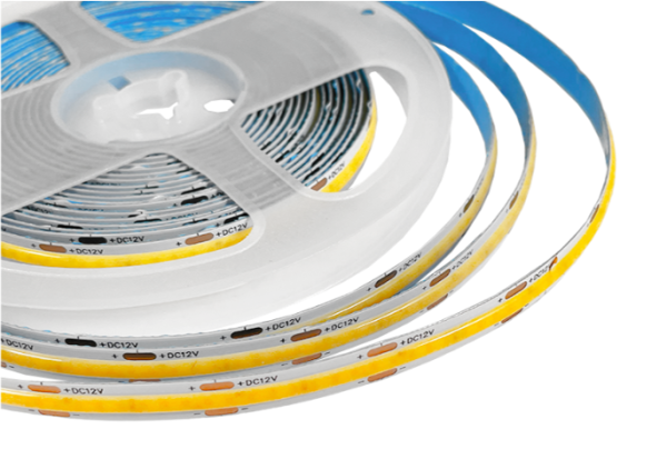 Стрічка світлодіодна COB МТК-320WWCOB-12 12В 9W-м 12V 8мм IP20 2700-3500К 5 метрів