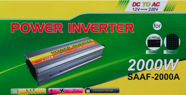Інвертор 2000W 12V-220V перетворювач напруги