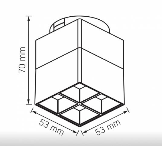 LED Світильник магнітний трековий VIDEX LE24B 7.5W 4000K 48V Black
