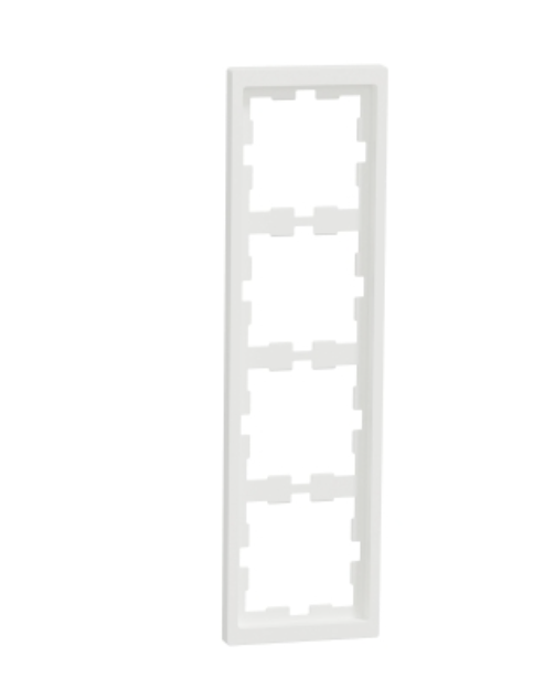 Рамка 4-постовая Merten D-Life SysD MTN4040-6537 матовый белый