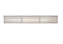 Світильник лінійний накладний підвісний Velmax V-LHB led промисловий 150W 15000Lm 6500K SMD 827х118х78мм сірий